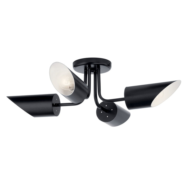 Kichler Four Light Semi Flush Mount