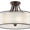 Kichler Four Light Semi Flush Mount