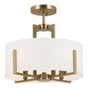 Kichler Four Light Semi Flush Mount