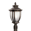 Kichler One Light Outdoor Post Mount