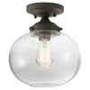 Kichler One Light Semi Flush Mount