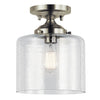 Kichler One Light Semi Flush Mount