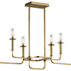 Kichler Six Light Linear Chandelier