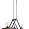 Kichler Six Light Linear Chandelier