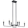 Kichler Six Light Linear Chandelier
