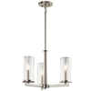 Kichler Three Light Chandelier/Semi Flush Mount