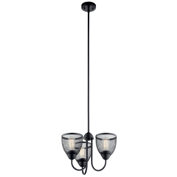 Kichler Three Light Chandelier/Semi Flush Mount