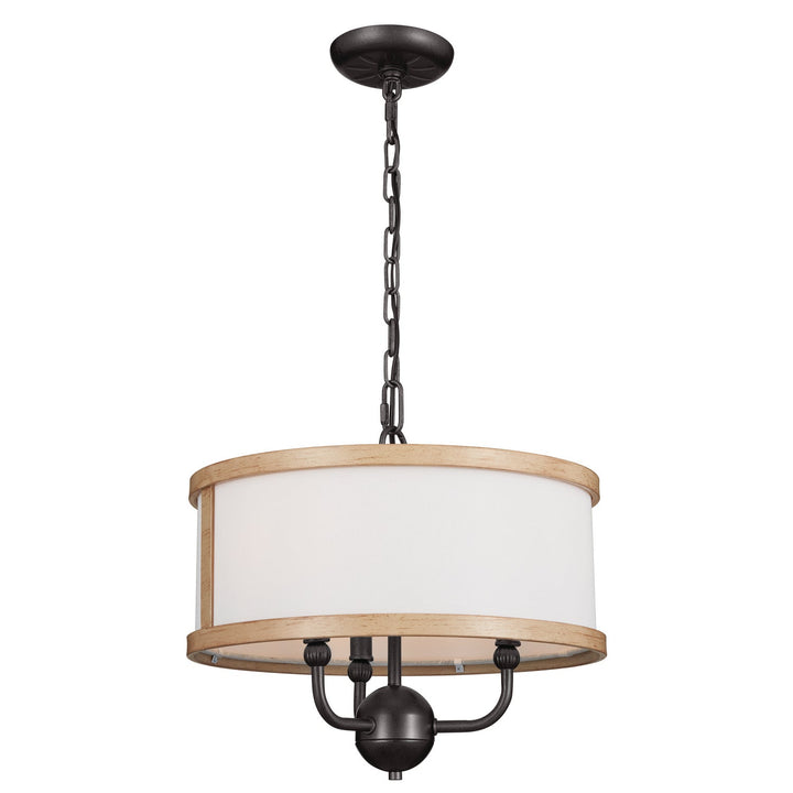 Kichler Three Light Chandelier/Semi Flush