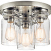 Kichler Three Light Flush Mount