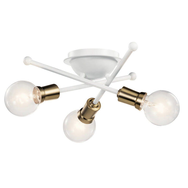 Kichler Three Light Flush Mount