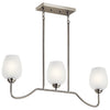 Kichler Three Light Linear Chandelier
