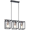 Kichler Three Light Linear Chandelier