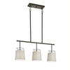 Kichler Three Light Linear Chandelier
