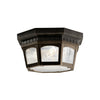 Kichler Three Light Outdoor Ceiling Mount