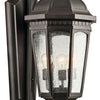 Kichler Three Light Outdoor Wall Mount