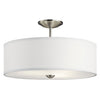 Kichler Three Light Semi Flush Mount