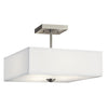 Kichler Three Light Semi Flush Mount