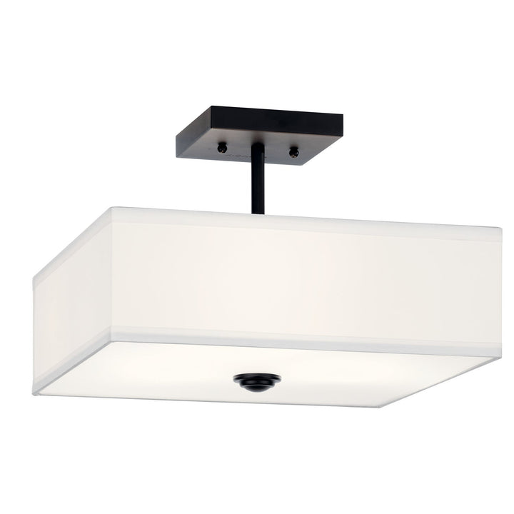 Kichler Three Light Semi Flush Mount