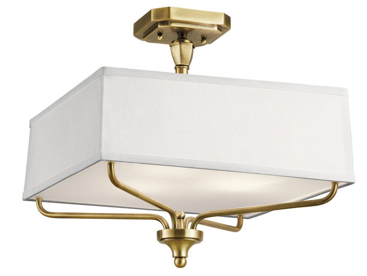 Kichler Three Light Semi Flush Mount