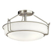 Kichler Three Light Semi Flush Mount