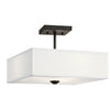 Kichler Three Light Semi Flush Mount