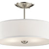 Kichler Three Light Semi Flush Mount