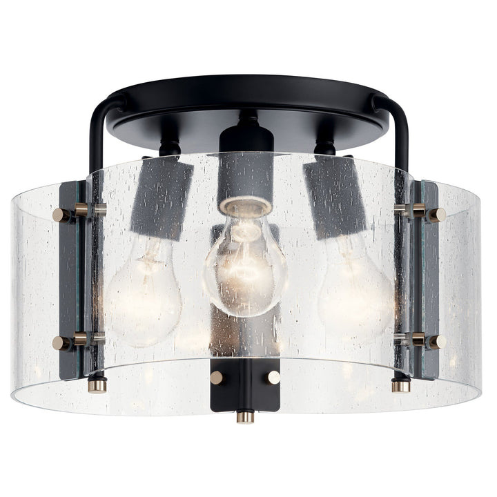 Kichler Three Light Semi Flush Mount