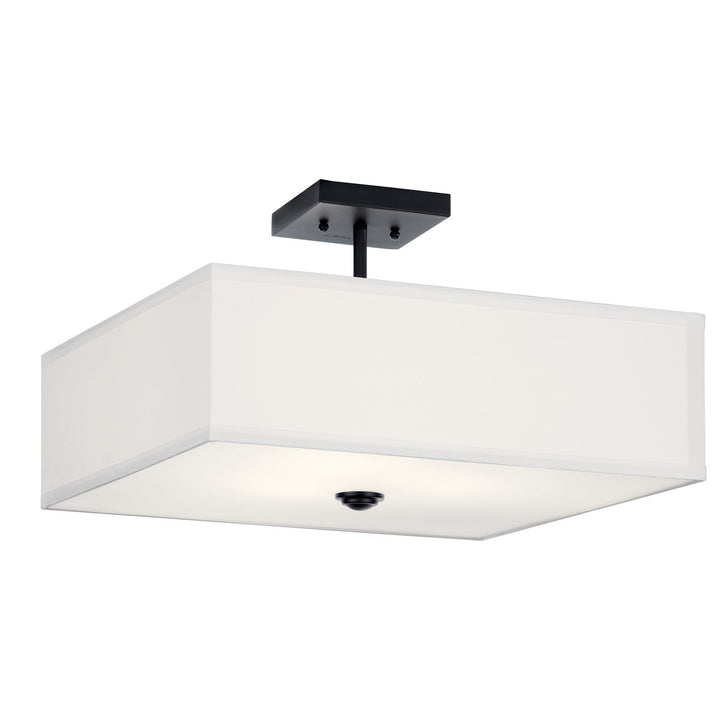 Kichler Three Light Semi Flush Mount