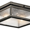 Kichler Two Light Outdoor Ceiling Mount