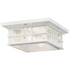 Kichler Two Light Outdoor Flush Mount