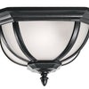 Kichler Two Light Outdoor Flush/Semi Flush Mount