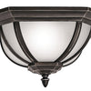 Kichler Two Light Outdoor Flush/Semi Flush Mount