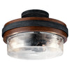 Kichler Two Light Semi Flush Mount