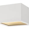 Kube LED Flush Mount in Satin White
