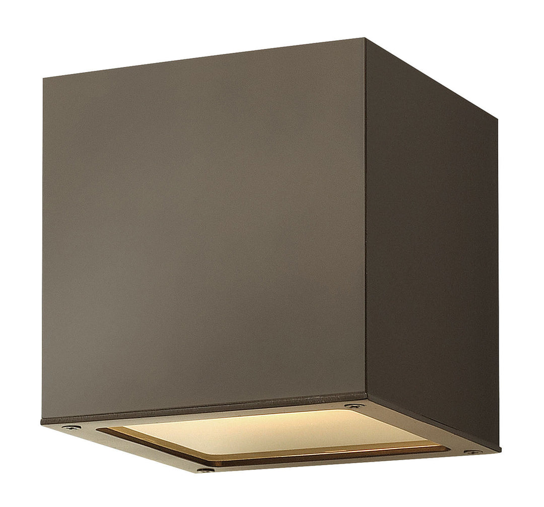 Kube LED Wall Mount in Bronze