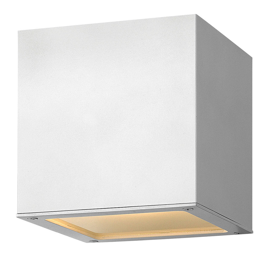 Kube LED Wall Mount in Satin White