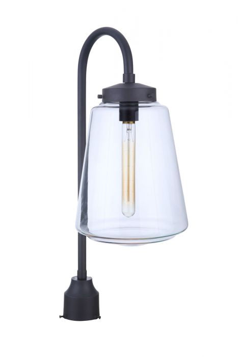 Laclede One Light Outdoor Post Mount in Midnight