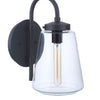 Laclede One Light Outdoor Wall Mount in Midnight