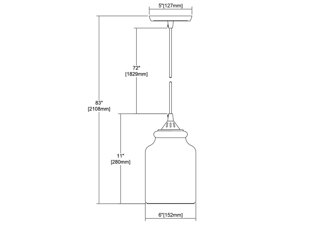 ELK Home One Light Mini Pendant