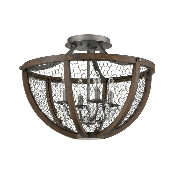 ELK Home Four Light Semi Flush Mount