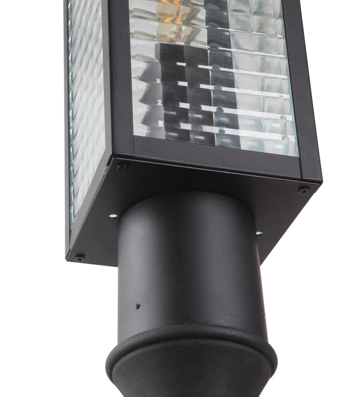 Deka One Light Post Mount in Midnight