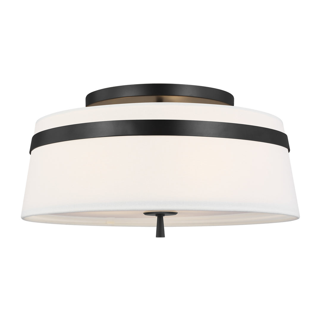 Visual Comfort Studio Three Light Semi-Flush Mount