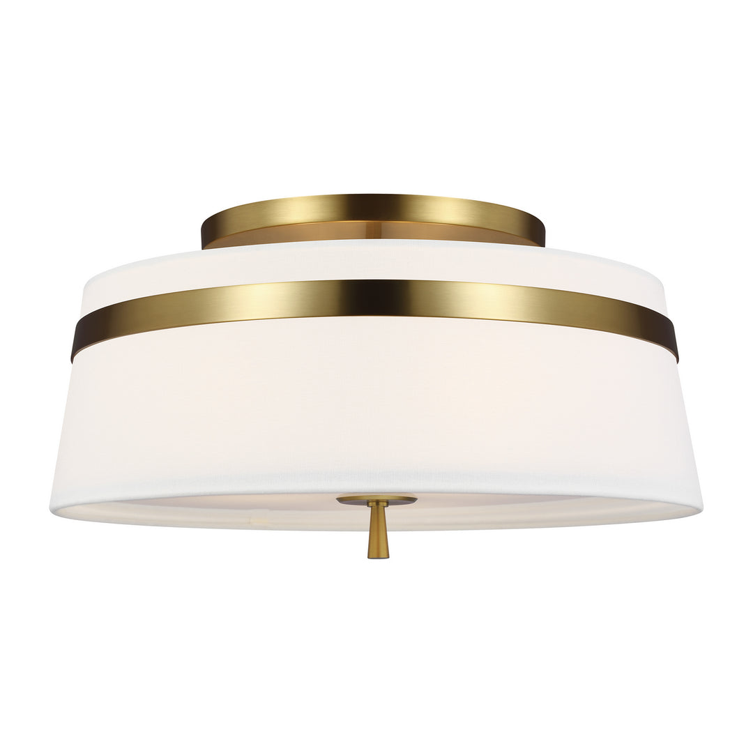 Visual Comfort Studio Three Light Semi-Flush Mount