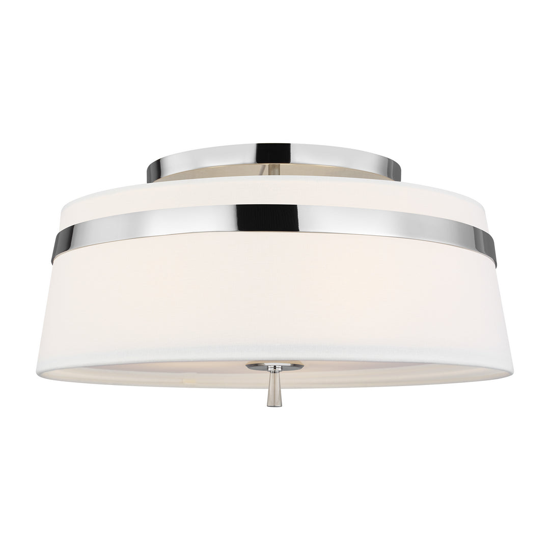 Visual Comfort Studio Three Light Semi-Flush Mount