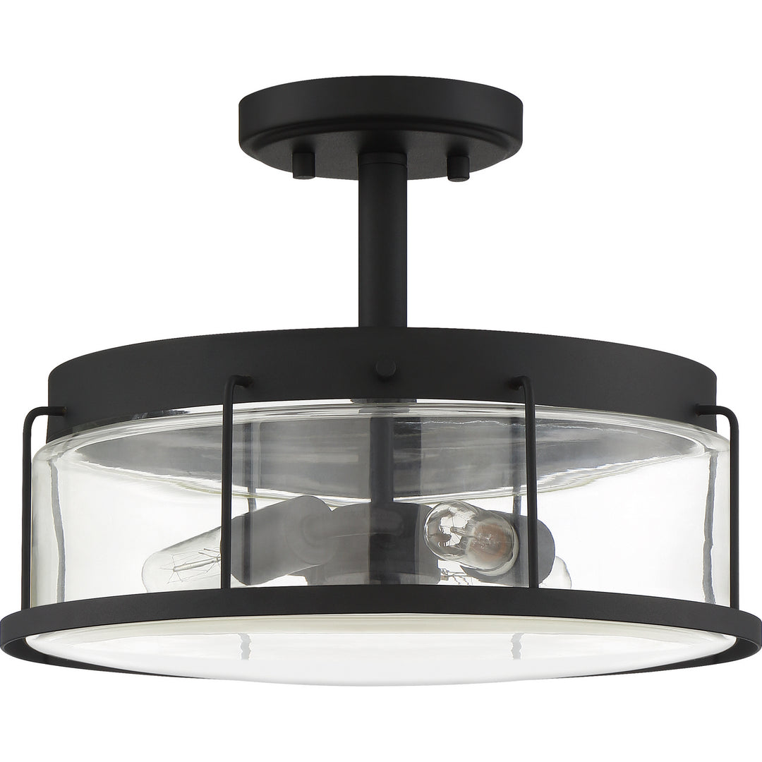 Quoizel Three Light Semi Flush Mount