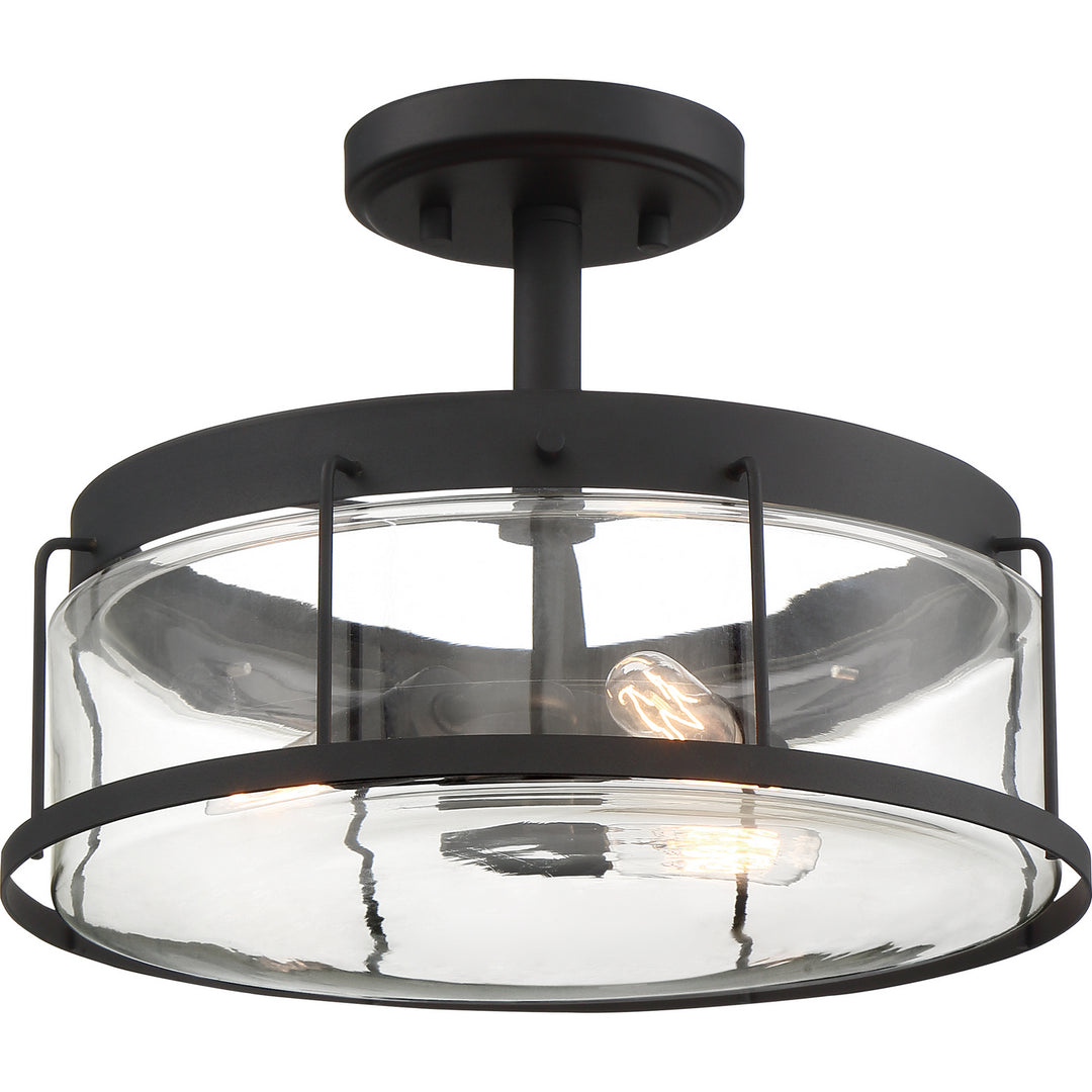 Quoizel Three Light Semi Flush Mount