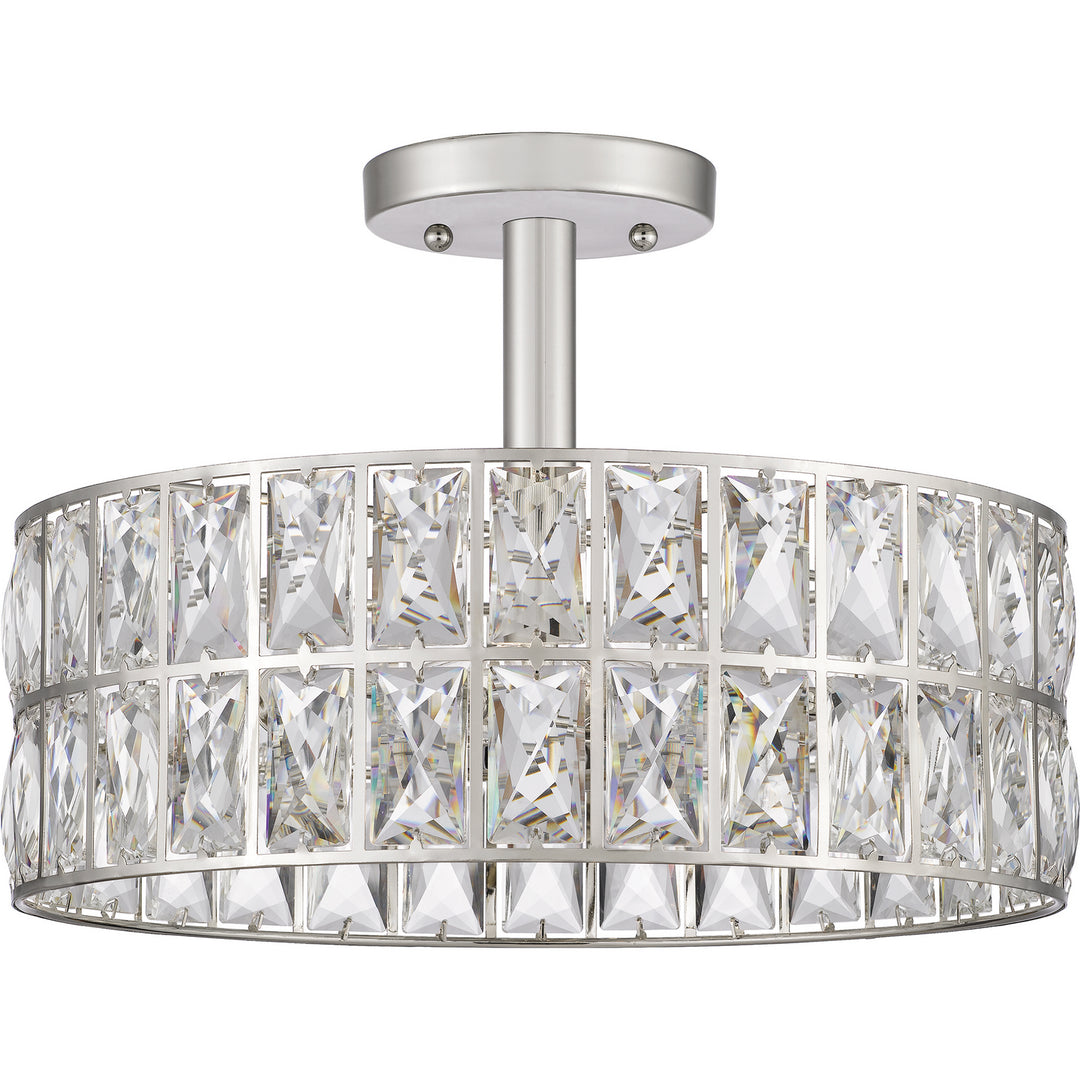 Quoizel Three Light Semi Flush Mount