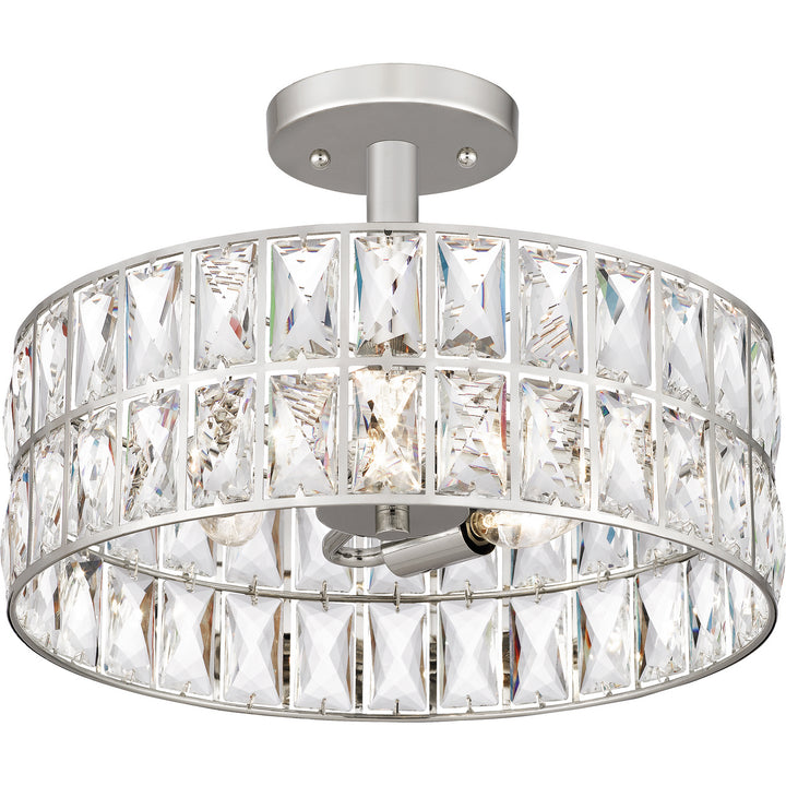 Quoizel Three Light Semi Flush Mount