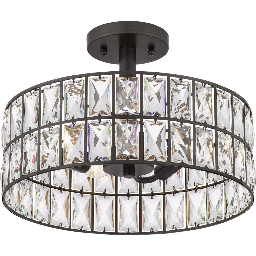 Quoizel Three Light Semi Flush Mount