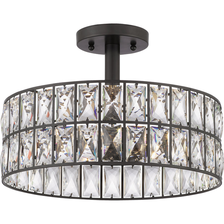 Quoizel Three Light Semi Flush Mount